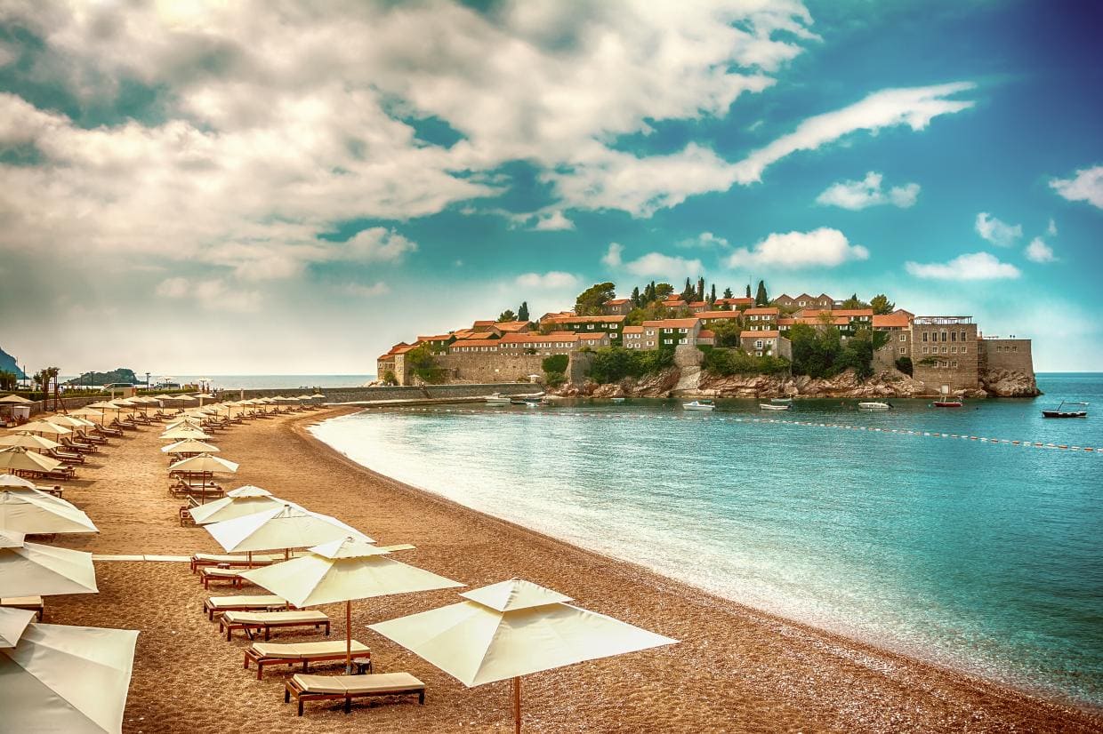 Saint Stefan Montenegro paraplan chernogoriya sveti stefan 1240