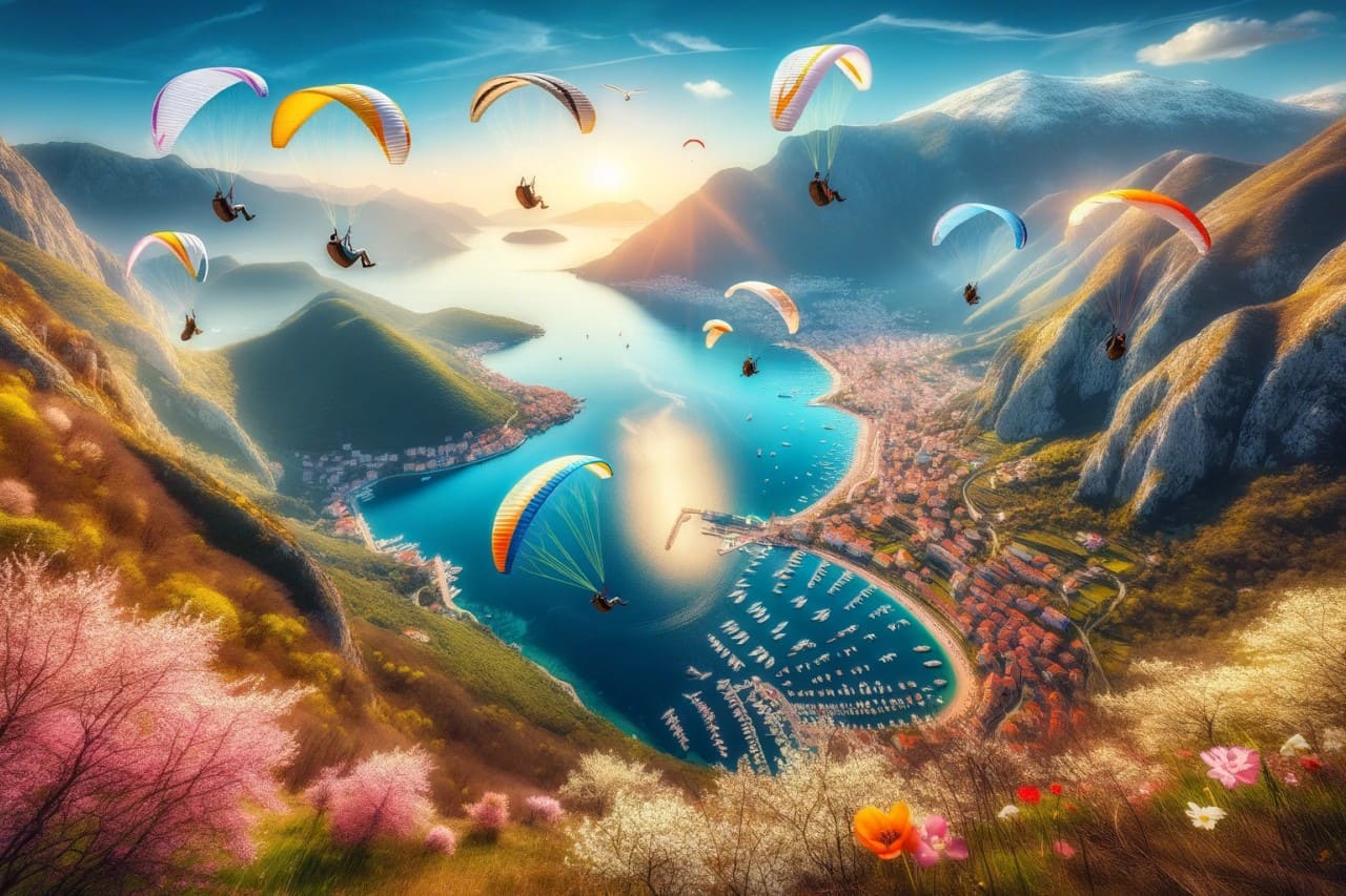 Spring Paragliding Adventures in Montenegro