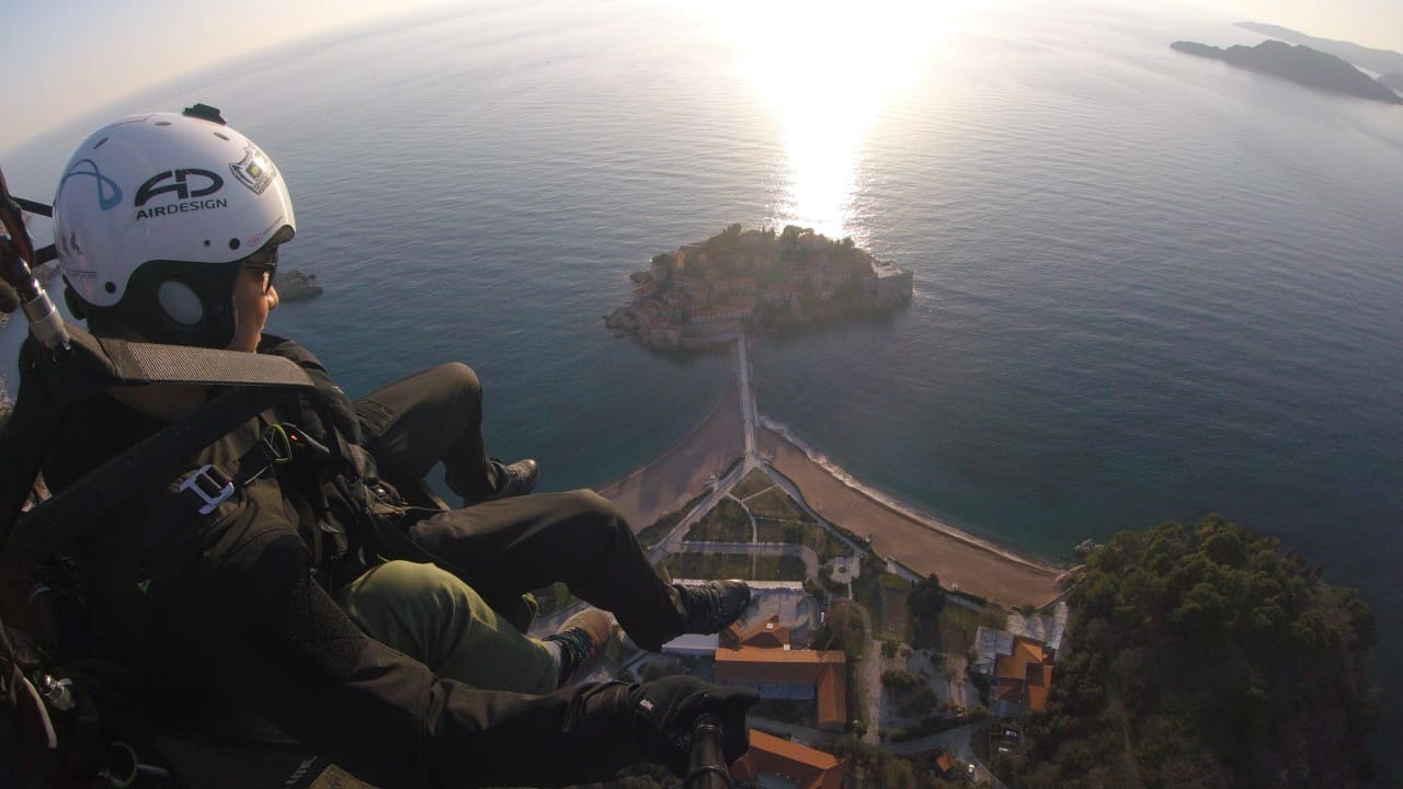 Soar Above Sveti Stefan: A Tandem Paragliding Experience with Budva Paragliding - Flying Adventure G0050145